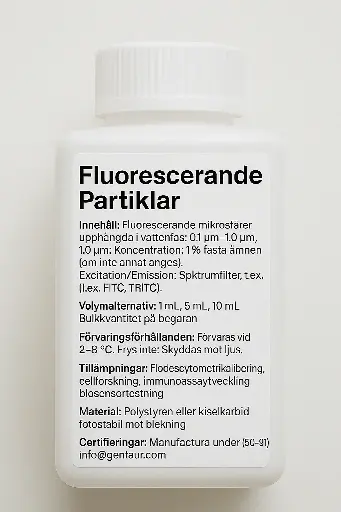 [VFP-0852-5] Avidin Fluorescent Particles, Yellow, 0.1%w/v, 0.7-0.9µm, 5mL